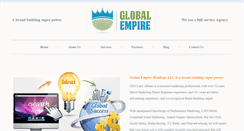 Desktop Screenshot of globalempireholdings.com
